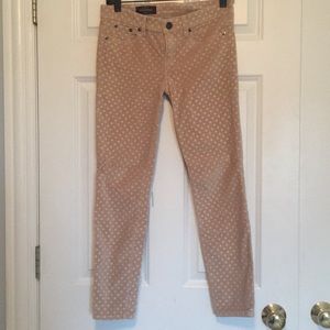 J. Crew toothpick polka dot pants